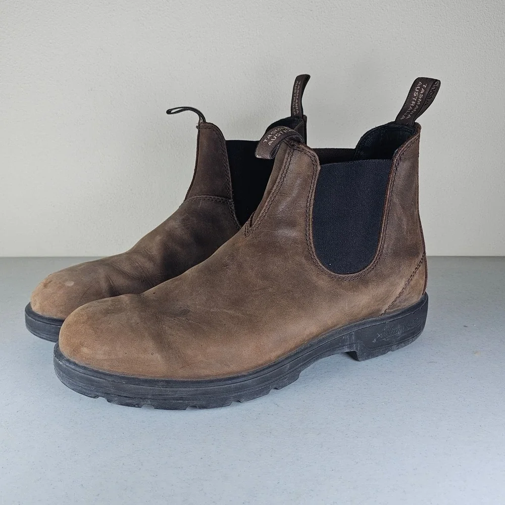 Blundstone BL1609 Men's Size 10 Antique Brown Chelsea Boots - Picture 1 of 7